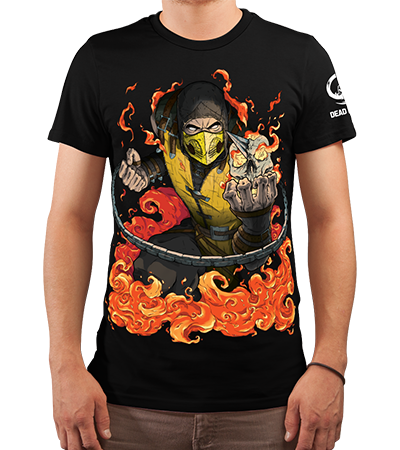 Футболка x Scorpion (Mortal Kombat) - Deadbrush.ru