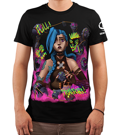 Футболка Lost Jinx (Arcane) - Deadbrush.ru